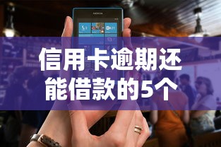 信用卡逾期还能借款的5个正规平台 信用卡逾期还能借款的5个正规平台