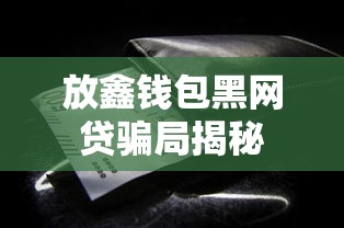 放鑫钱包黑网贷骗局揭秘
