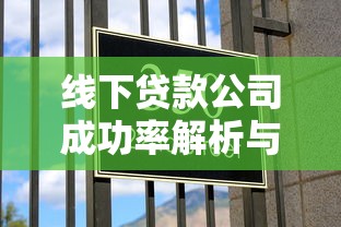 线下贷款公司成功率解析与提升技巧 线下贷款公司成功率解析与提升技巧