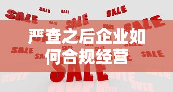 严查之后企业如何合规经营 严查之后企业如何合规经营