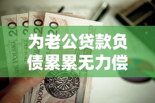 为老公贷款负债累累无力偿还怎么办