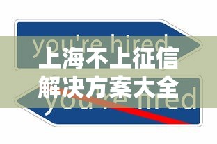 上海不上征信解决方案大全