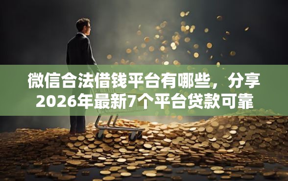 微信合法借钱平台有哪些，分享2026年最新7个平台贷款可靠