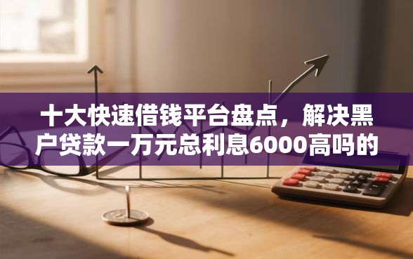 十大快速借钱平台盘点，解决黑户贷款一万元总利息6000高吗的问题