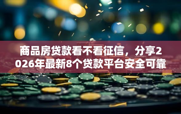 商品房贷款看不看征信，分享2026年最新8个贷款平台安全可靠