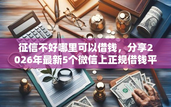 征信不好哪里可以借钱，分享2026年最新5个微信上正规借钱平台