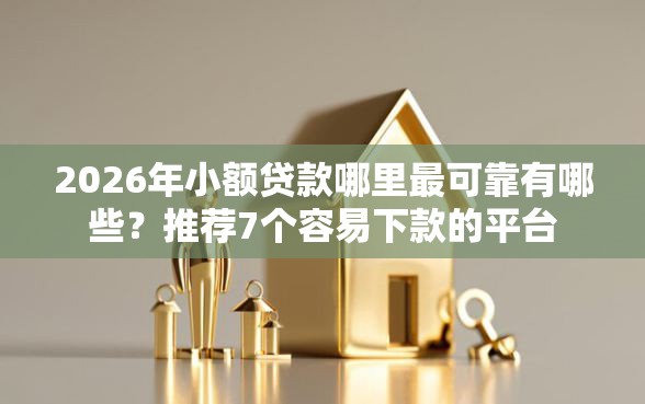 2026年小额贷款哪里最可靠有哪些？推荐7个容易下款的平台