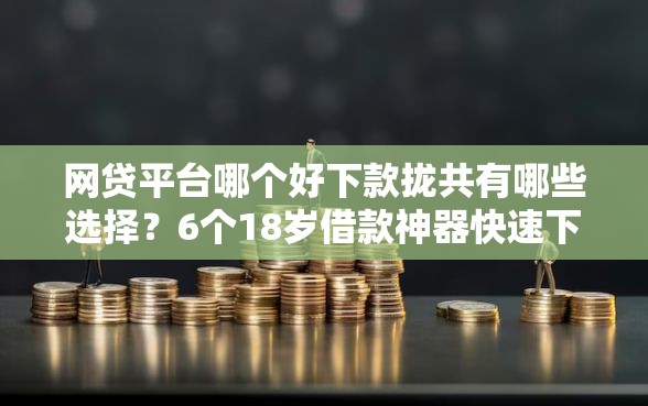 网贷平台哪个好下款拢共有哪些选择？6个18岁借款神器快速下款软件详解