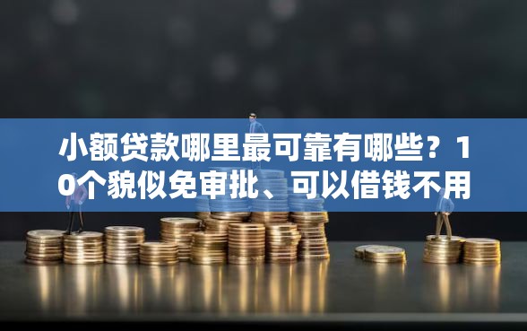 小额贷款哪里最可靠有哪些？10个貌似免审批、可以借钱不用审核的软件合集