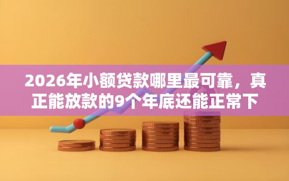 2026年小额贷款哪里最可靠，真正能放款的9个年底还能正常下款的平台推荐