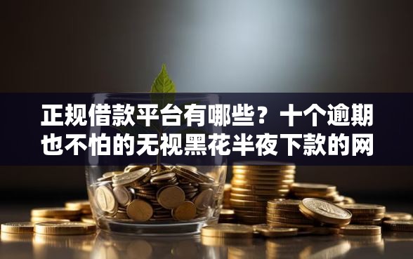 正规借款平台有哪些?十个逾期也不怕的无视黑花半夜下款的网贷口子 正规借款平台有哪些?十个逾期也不怕的无视黑花半夜下款的网贷口子