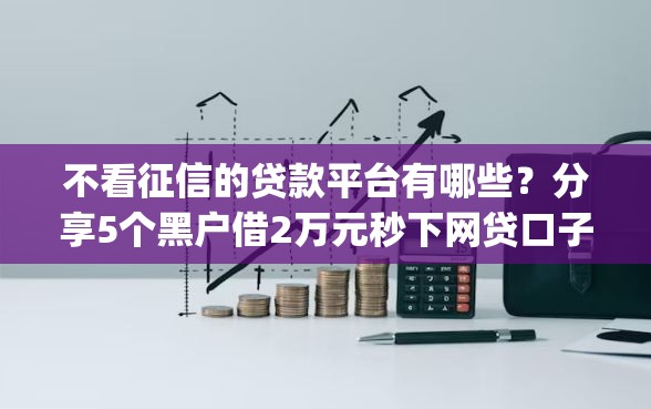 不看征信的贷款平台有哪些?分享5个黑户借2万元秒下网贷口子app 不看征信的贷款平台有哪些?分享5个黑户借2万元秒下网贷口子app
