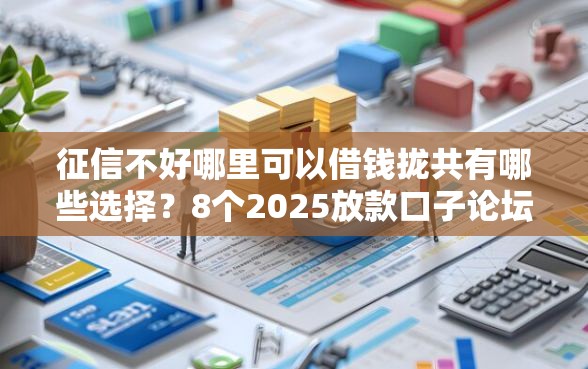 征信不好哪里可以借钱拢共有哪些选择？8个2025放款口子论坛详解