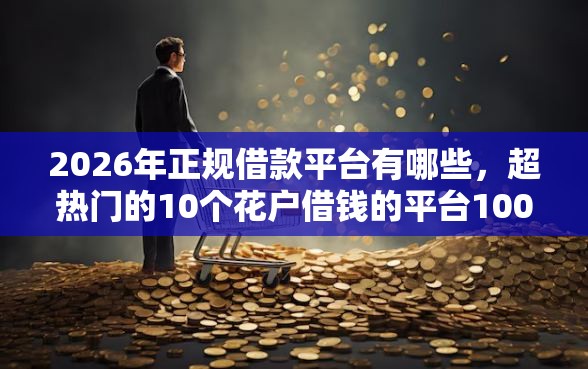 2026年正规借款平台有哪些，超热门的10个花户借钱的平台100%能借到推荐
