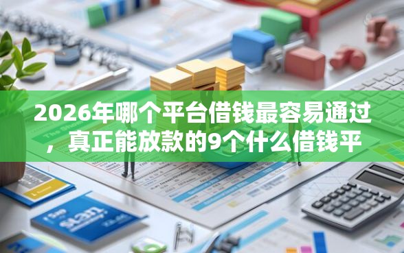 2026年哪个平台借钱最容易通过，真正能放款的9个什么借钱平台靠谱推荐