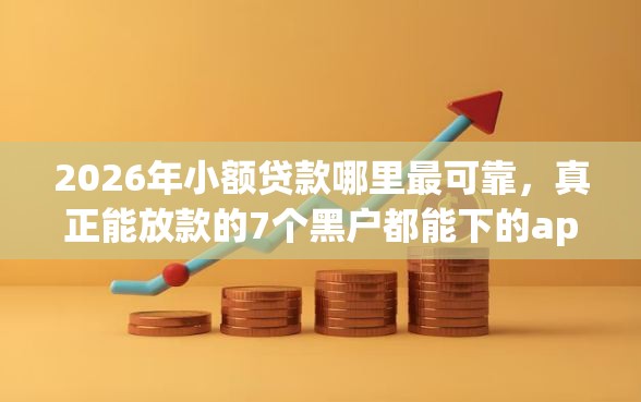 2026年小额贷款哪里最可靠，真正能放款的7个黑户都能下的app推荐