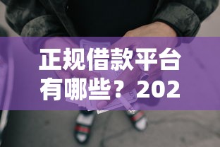 正规借款平台有哪些？2026最新测评10个黑网贷口子大全