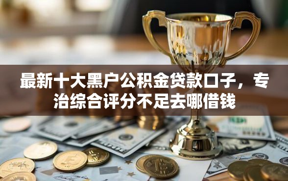 最新十大黑户公积金贷款口子，专治综合评分不足去哪借钱