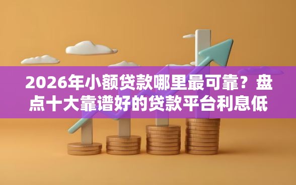 2026年小额贷款哪里最可靠？盘点十大靠谱好的贷款平台利息低