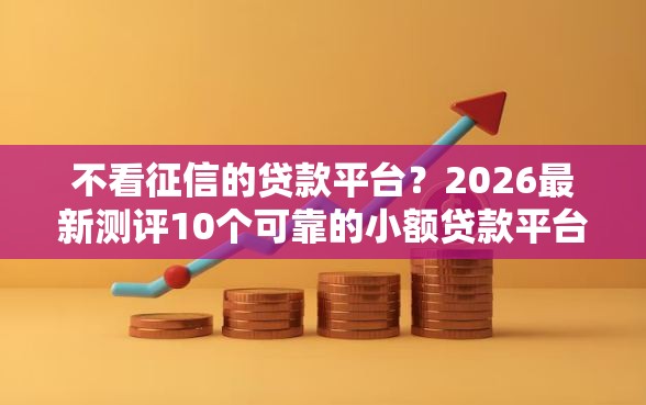 不看征信的贷款平台？2026最新测评10个可靠的小额贷款平台