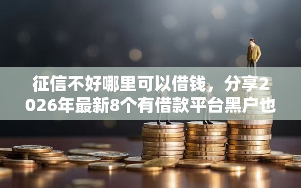 征信不好哪里可以借钱，分享2026年最新8个有借款平台黑户也能借