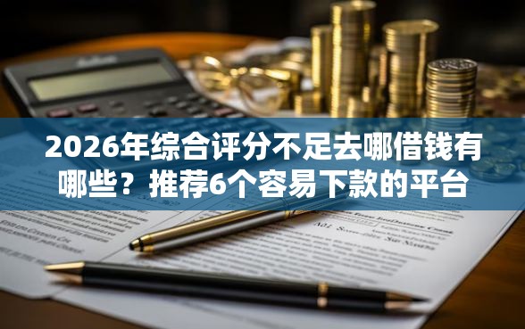 2026年综合评分不足去哪借钱有哪些？推荐6个容易下款的平台