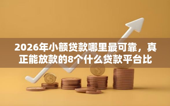 2026年小额贷款哪里最可靠,真正能放款的8个什么贷款平台比较靠谱推荐 2026年小额贷款哪里最可靠,真正能放款的8个什么贷款平台比较靠谱推荐