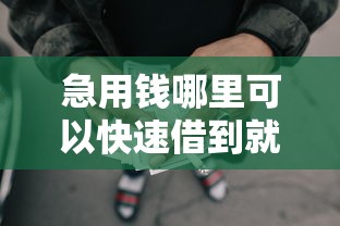 急用钱哪里可以快速借到就选这6个20000元不看征信网贷平台放款快的软件