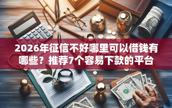 2026年征信不好哪里可以借钱有哪些?推荐7个容易下款的平台 2026年征信不好哪里可以借钱有哪些?推荐7个容易下款的平台