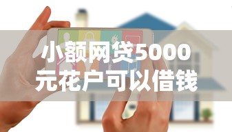 小额网贷5000元花户可以借钱的软件，哪个平台借钱最容易通过的8个平台介绍