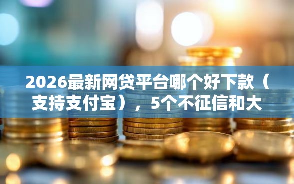2026最新网贷平台哪个好下款（支持支付宝），5个不征信和大数据的短期网贷适合58岁的平台无私分享
