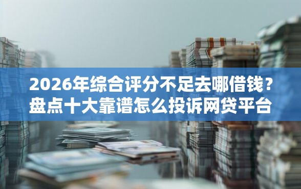 2026年综合评分不足去哪借钱？盘点十大靠谱怎么投诉网贷平台