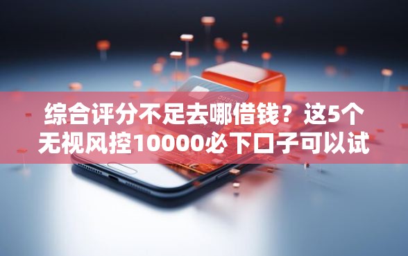 综合评分不足去哪借钱？这5个无视风控10000必下口子可以试试