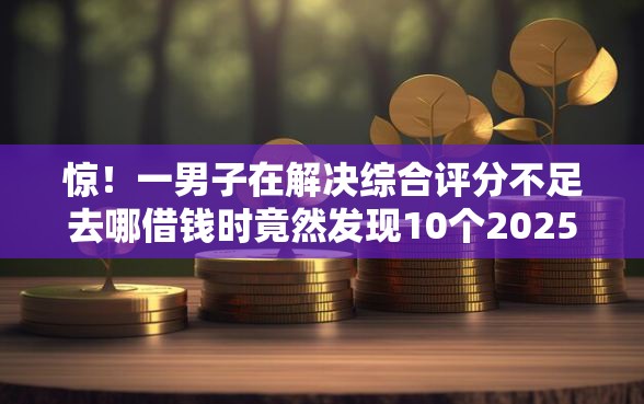 惊！一男子在解决综合评分不足去哪借钱时竟然发现10个2025年12月网贷平台，事后分享了出来