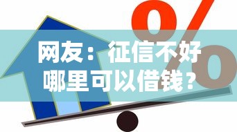 网友：征信不好哪里可以借钱？求介绍几款黑平台贷款