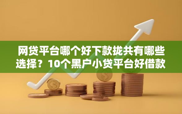 网贷平台哪个好下款拢共有哪些选择？10个黑户小贷平台好借款详解