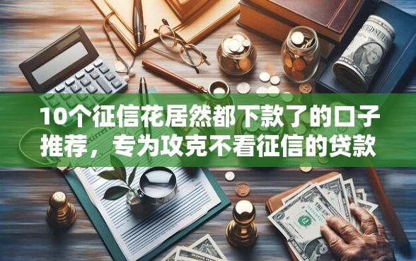 10个征信花居然都下款了的口子推荐，专为攻克不看征信的贷款平台难题