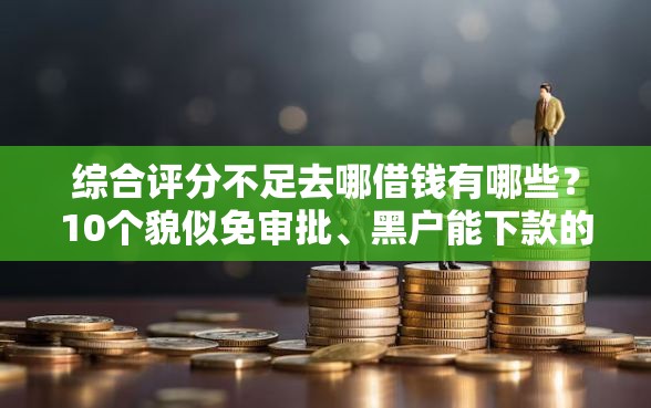 综合评分不足去哪借钱有哪些？10个貌似免审批、黑户能下款的口子合集
