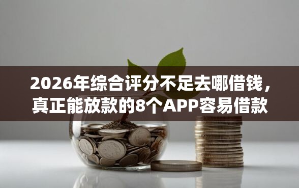2026年综合评分不足去哪借钱，真正能放款的8个APP容易借款1万块的app推荐