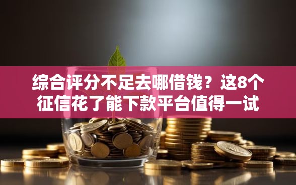 综合评分不足去哪借钱？这8个征信花了能下款平台值得一试