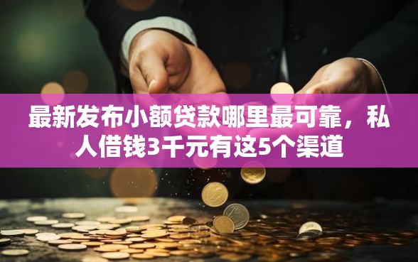 最新发布小额贷款哪里最可靠，私人借钱3千元有这5个渠道