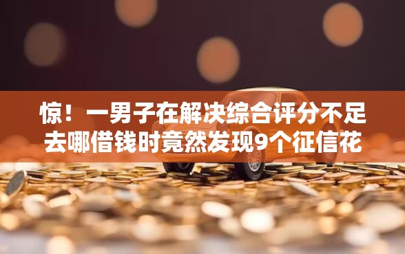 惊！一男子在解决综合评分不足去哪借钱时竟然发现9个征信花居然都下款的平台，事后分享了出来