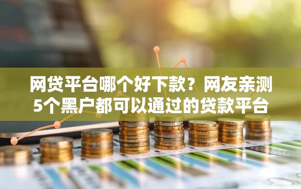 网贷平台哪个好下款？网友亲测5个黑户都可以通过的贷款平台盘点