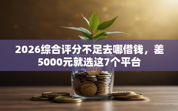 2026综合评分不足去哪借钱,差5000元就选这7个平台 2026综合评分不足去哪借钱,差5000元就选这7个平台