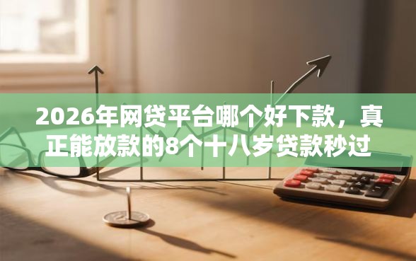 2026年网贷平台哪个好下款，真正能放款的8个十八岁贷款秒过平台推荐
