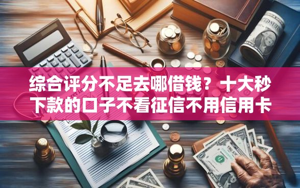综合评分不足去哪借钱？十大秒下款的口子不看征信不用信用卡推荐