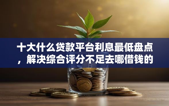 十大什么贷款平台利息最低盘点，解决综合评分不足去哪借钱的问题