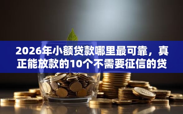 2026年小额贷款哪里最可靠,真正能放款的10个不需要征信的贷款平台推荐 2026年小额贷款哪里最可靠,真正能放款的10个不需要征信的贷款平台推荐