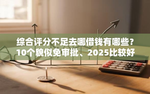 综合评分不足去哪借钱有哪些？10个貌似免审批、2025比较好下款的借款平台合集