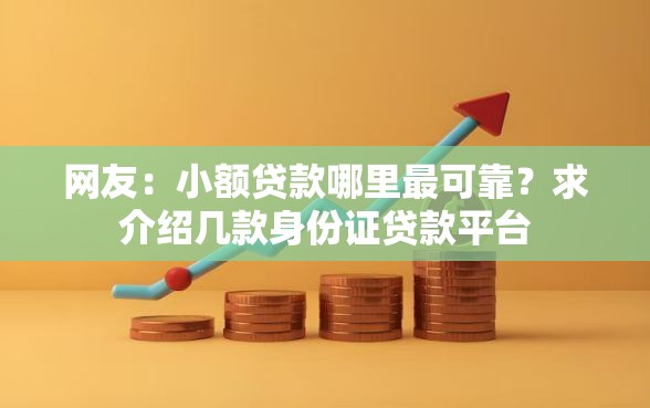 网友:小额贷款哪里最可靠?求介绍几款身份证贷款平台 网友:小额贷款哪里最可靠?求介绍几款身份证贷款平台
